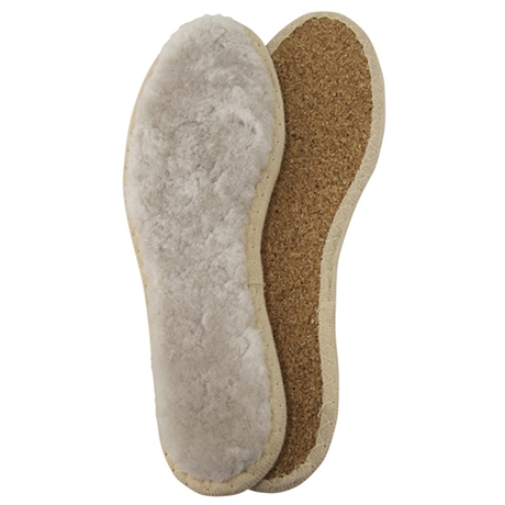 Lammullssula från Ecco - håller fötterna varma och sköna under de kalla vintermånaderna. Sulan har en undersida i isolerande korkmaterial. som skyddar mot kyla underifrån. 
